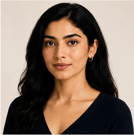 Portrait illustrating a high natural contrast appearance