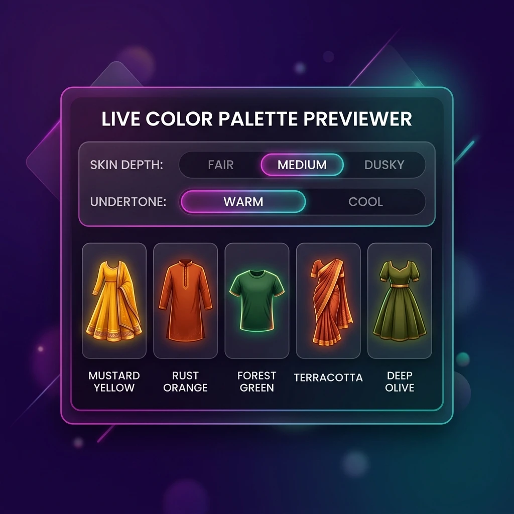 Smart clothes shopping evaluation widget concept