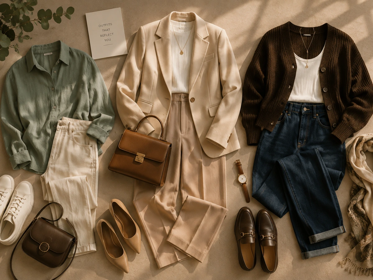 State 3: Know What To Wear - Complete styled outfit selection outcome