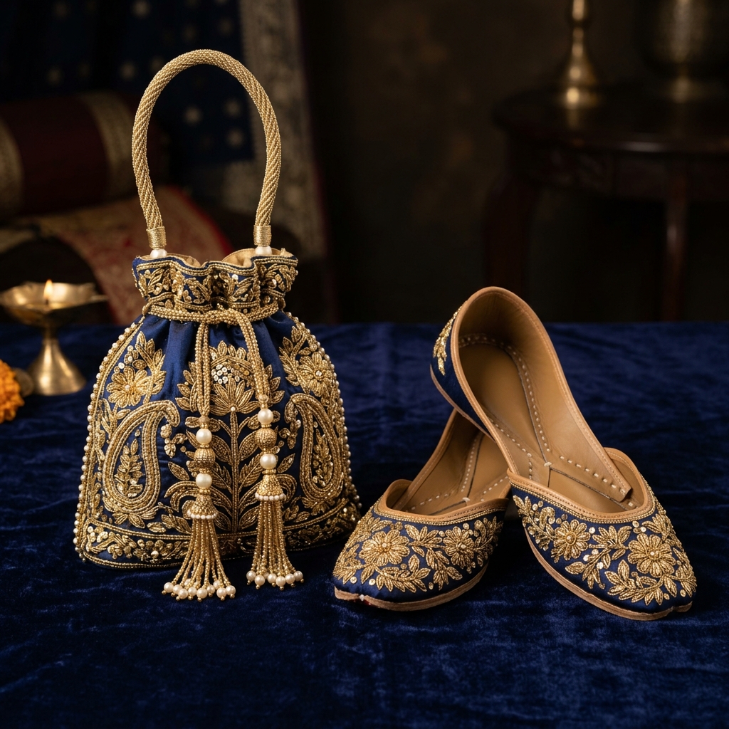 Footwear & Handbag Colour Matching Rules for Indian Ethnic Outfits
